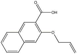 3-(prop-2-en-1-yloxy)naphthalene-2-carboxylic acid Structure