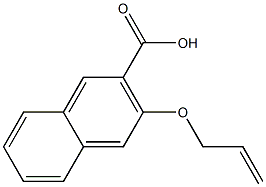 3-(prop-2-en-1-yloxy)naphthalene-2-carboxylic acid 구조식 이미지