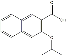 3-(propan-2-yloxy)naphthalene-2-carboxylic acid 구조식 이미지