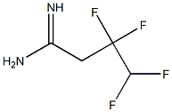 3,3,4,4-tetrafluorobutanimidamide 구조식 이미지