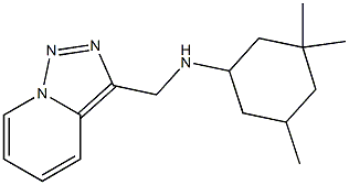 3,3,5-trimethyl-N-{[1,2,4]triazolo[3,4-a]pyridin-3-ylmethyl}cyclohexan-1-amine 구조식 이미지