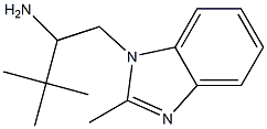 3,3-dimethyl-1-(2-methyl-1H-1,3-benzodiazol-1-yl)butan-2-amine Structure
