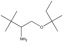 3,3-dimethyl-1-[(2-methylbutan-2-yl)oxy]butan-2-amine Structure