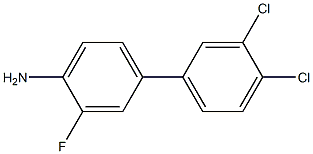 3',4'-dichloro-3-fluoro-1,1'-biphenyl-4-amine Structure