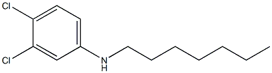 3,4-dichloro-N-heptylaniline 구조식 이미지