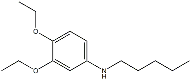 3,4-diethoxy-N-pentylaniline 구조식 이미지