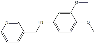 3,4-dimethoxy-N-(pyridin-3-ylmethyl)aniline 구조식 이미지