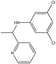 3,5-dichloro-N-[1-(pyridin-2-yl)ethyl]aniline 구조식 이미지