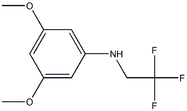 3,5-dimethoxy-N-(2,2,2-trifluoroethyl)aniline 구조식 이미지