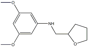 3,5-dimethoxy-N-(oxolan-2-ylmethyl)aniline Structure