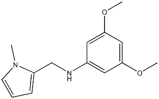 3,5-dimethoxy-N-[(1-methyl-1H-pyrrol-2-yl)methyl]aniline 구조식 이미지