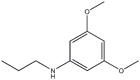 3,5-dimethoxy-N-propylaniline Structure