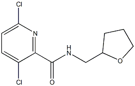3,6-dichloro-N-(oxolan-2-ylmethyl)pyridine-2-carboxamide 구조식 이미지