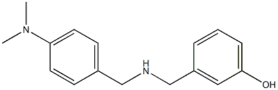 3-[({[4-(dimethylamino)phenyl]methyl}amino)methyl]phenol Structure