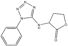 3-[(1-phenyl-1H-1,2,3,4-tetrazol-5-yl)amino]oxolan-2-one 구조식 이미지