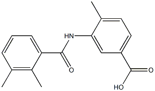 3-[(2,3-dimethylbenzoyl)amino]-4-methylbenzoic acid 구조식 이미지