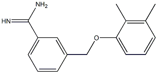 3-[(2,3-dimethylphenoxy)methyl]benzenecarboximidamide 구조식 이미지