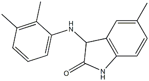 3-[(2,3-dimethylphenyl)amino]-5-methyl-2,3-dihydro-1H-indol-2-one Structure