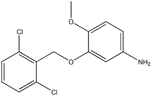 3-[(2,6-dichlorophenyl)methoxy]-4-methoxyaniline 구조식 이미지