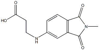 3-[(2-methyl-1,3-dioxo-2,3-dihydro-1H-isoindol-5-yl)amino]propanoic acid Structure