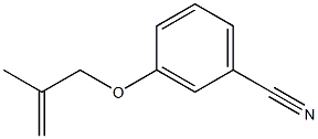 3-[(2-methylprop-2-enyl)oxy]benzonitrile Structure