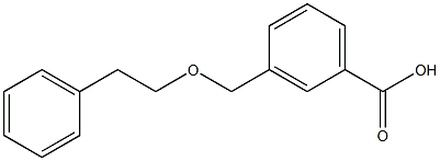 3-[(2-phenylethoxy)methyl]benzoic acid Structure