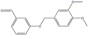 3-[(3,4-dimethoxybenzyl)oxy]benzaldehyde Structure