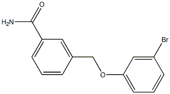 3-[(3-bromophenoxy)methyl]benzamide Structure