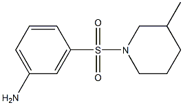 3-[(3-methylpiperidin-1-yl)sulfonyl]aniline Structure