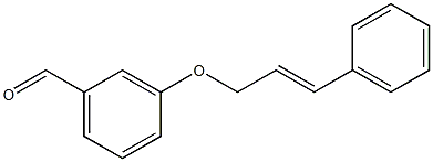 3-[(3-phenylprop-2-en-1-yl)oxy]benzaldehyde Structure