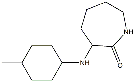 3-[(4-methylcyclohexyl)amino]azepan-2-one Structure