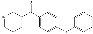 3-[(4-phenoxyphenyl)carbonyl]piperidine Structure