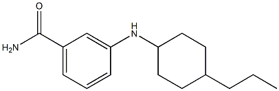 3-[(4-propylcyclohexyl)amino]benzamide Structure