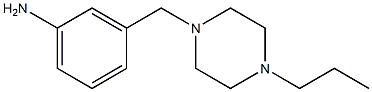 3-[(4-propylpiperazin-1-yl)methyl]aniline 구조식 이미지