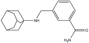 3-[(adamantan-1-ylamino)methyl]benzamide Structure