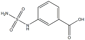 3-[(aminosulfonyl)amino]benzoic acid 구조식 이미지