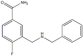 3-[(benzylamino)methyl]-4-fluorobenzamide Structure