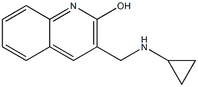 3-[(cyclopropylamino)methyl]quinolin-2-ol 구조식 이미지