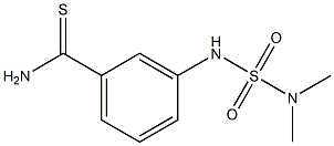 3-[(dimethylsulfamoyl)amino]benzene-1-carbothioamide Structure