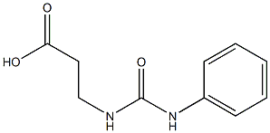 3-[(phenylcarbamoyl)amino]propanoic acid 구조식 이미지