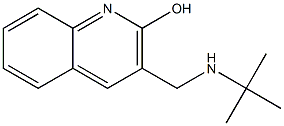 3-[(tert-butylamino)methyl]quinolin-2-ol 구조식 이미지