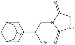 3-[2-(1-adamantyl)-2-aminoethyl]imidazolidine-2,4-dione 구조식 이미지