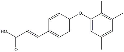 3-[4-(2,3,5-trimethylphenoxy)phenyl]prop-2-enoic acid 구조식 이미지