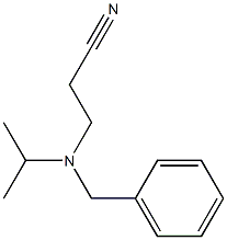 3-[benzyl(isopropyl)amino]propanenitrile Structure