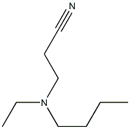 3-[butyl(ethyl)amino]propanenitrile Structure