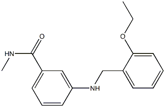 3-{[(2-ethoxyphenyl)methyl]amino}-N-methylbenzamide 구조식 이미지