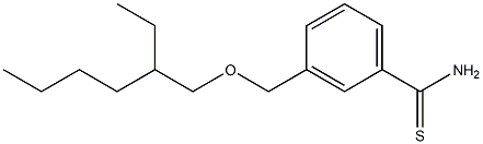 3-{[(2-ethylhexyl)oxy]methyl}benzene-1-carbothioamide 구조식 이미지