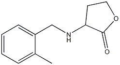 3-{[(2-methylphenyl)methyl]amino}oxolan-2-one 구조식 이미지