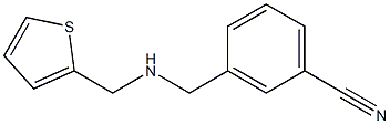 3-{[(thiophen-2-ylmethyl)amino]methyl}benzonitrile Structure