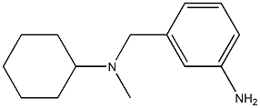 3-{[cyclohexyl(methyl)amino]methyl}aniline 구조식 이미지